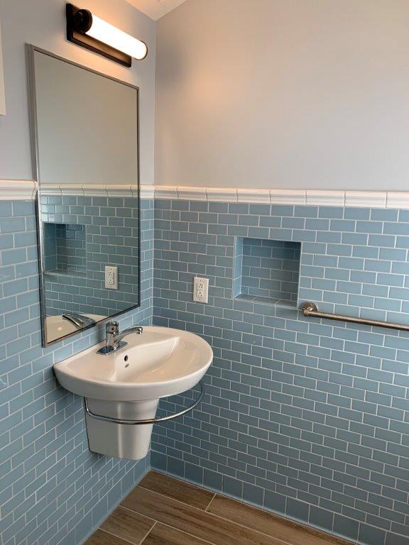 Dorm bathroom second sink