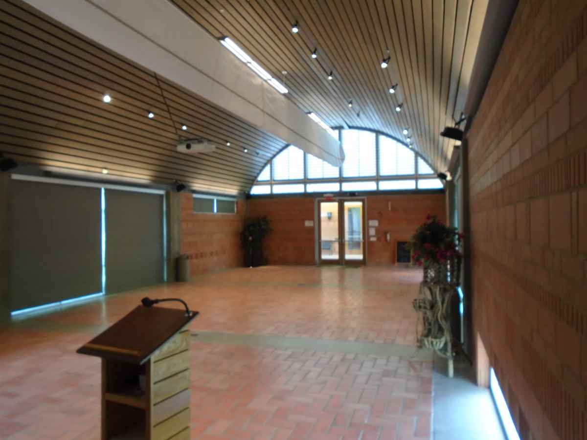 Inside the empty Conference Room. 