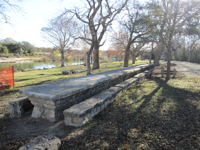 The Long Table at the Group Picnic Area, makes a great place to gather!  