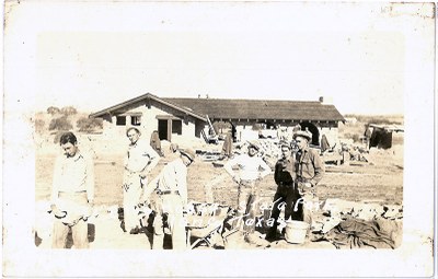 Sepia photo of CCC workers at Blanco