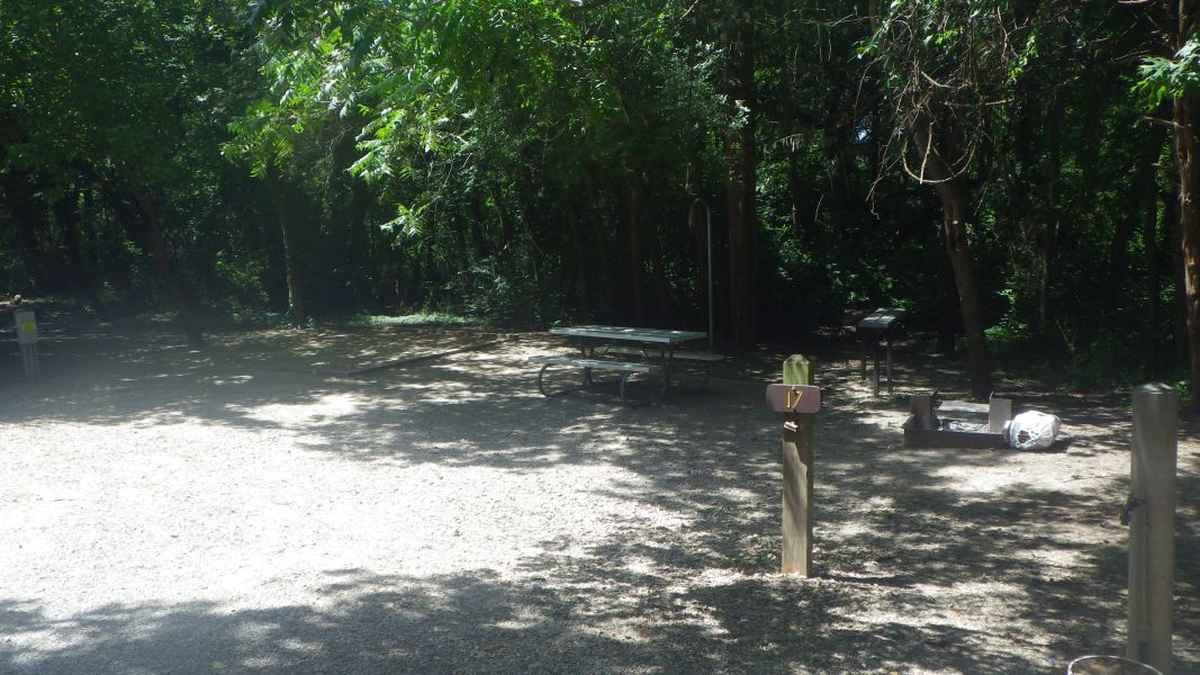 Tent Campsite #17.