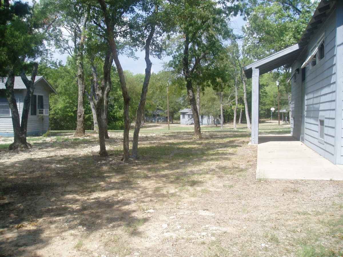 Behind the Dining Hall. 