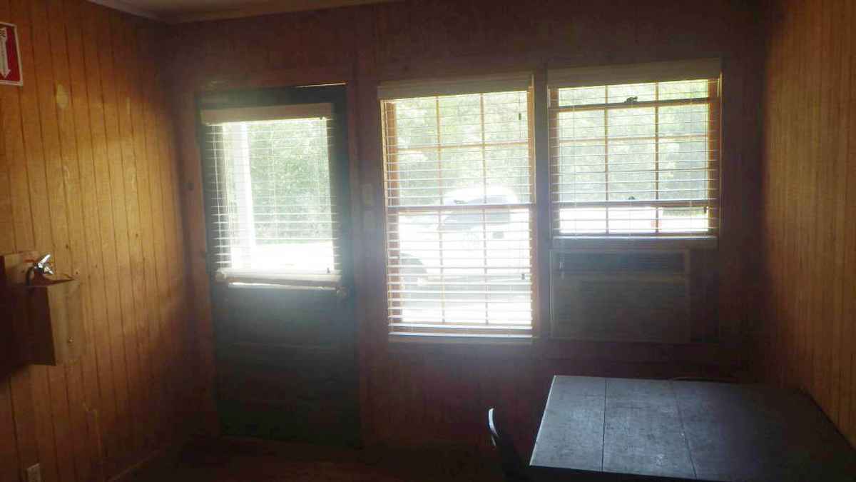 Inside one of the group barracks. 