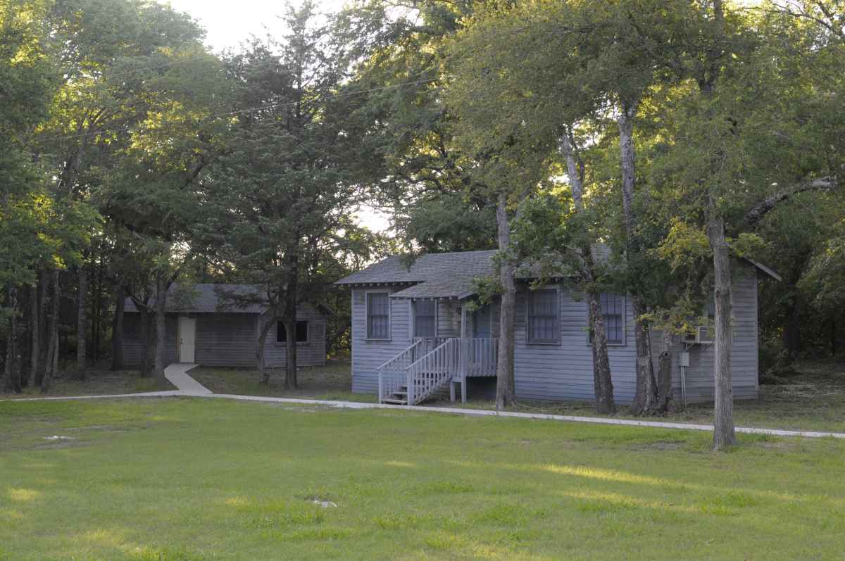One of the group barracks. 