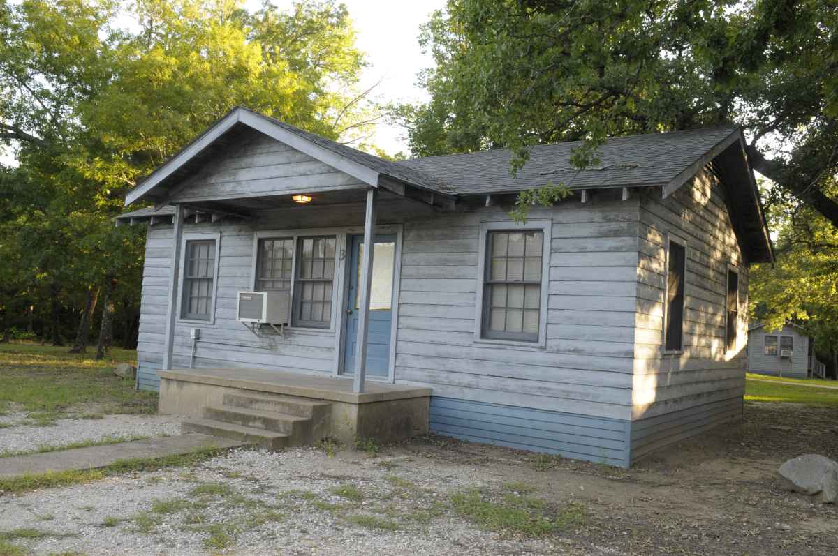 One of the group barracks. 