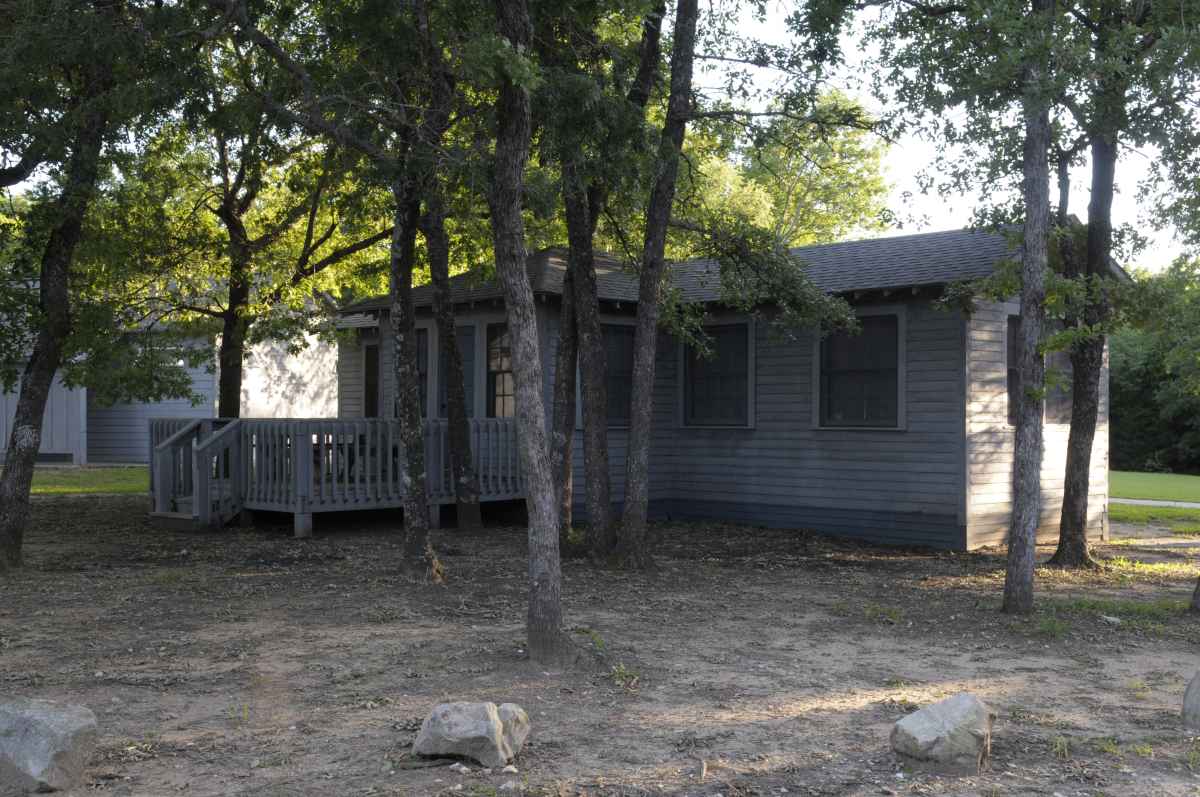 One of the group barracks. 