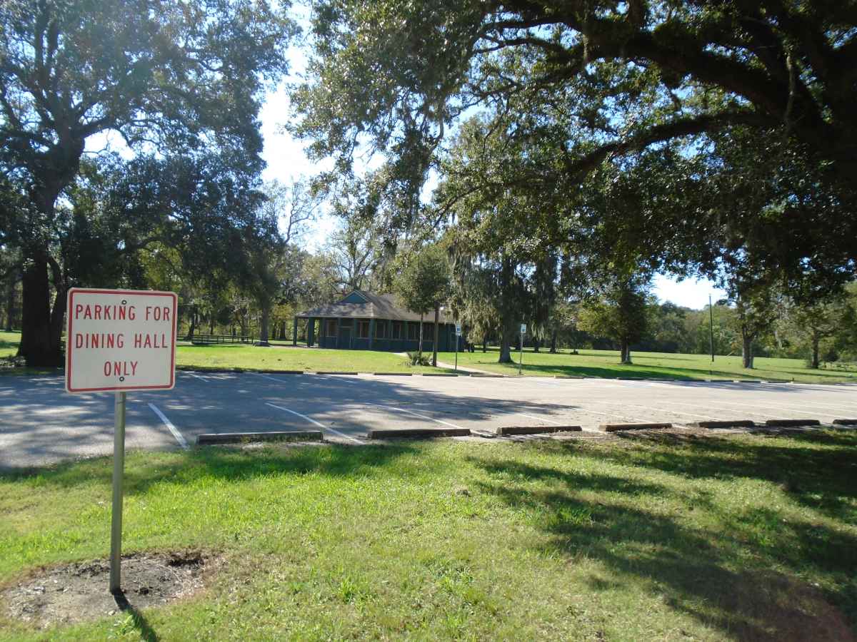Dining Hall parking. 