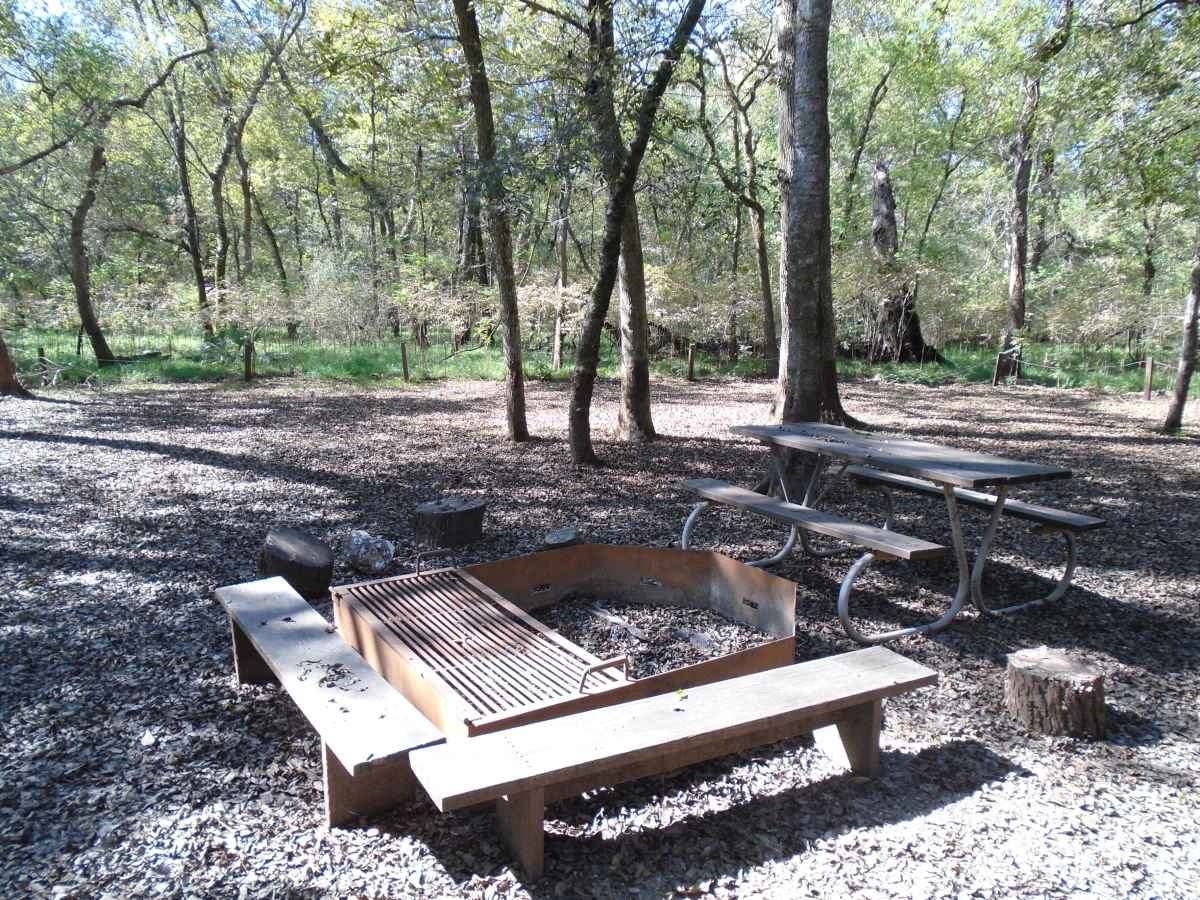 The 16-person capacity Youth Group Camping Area. 