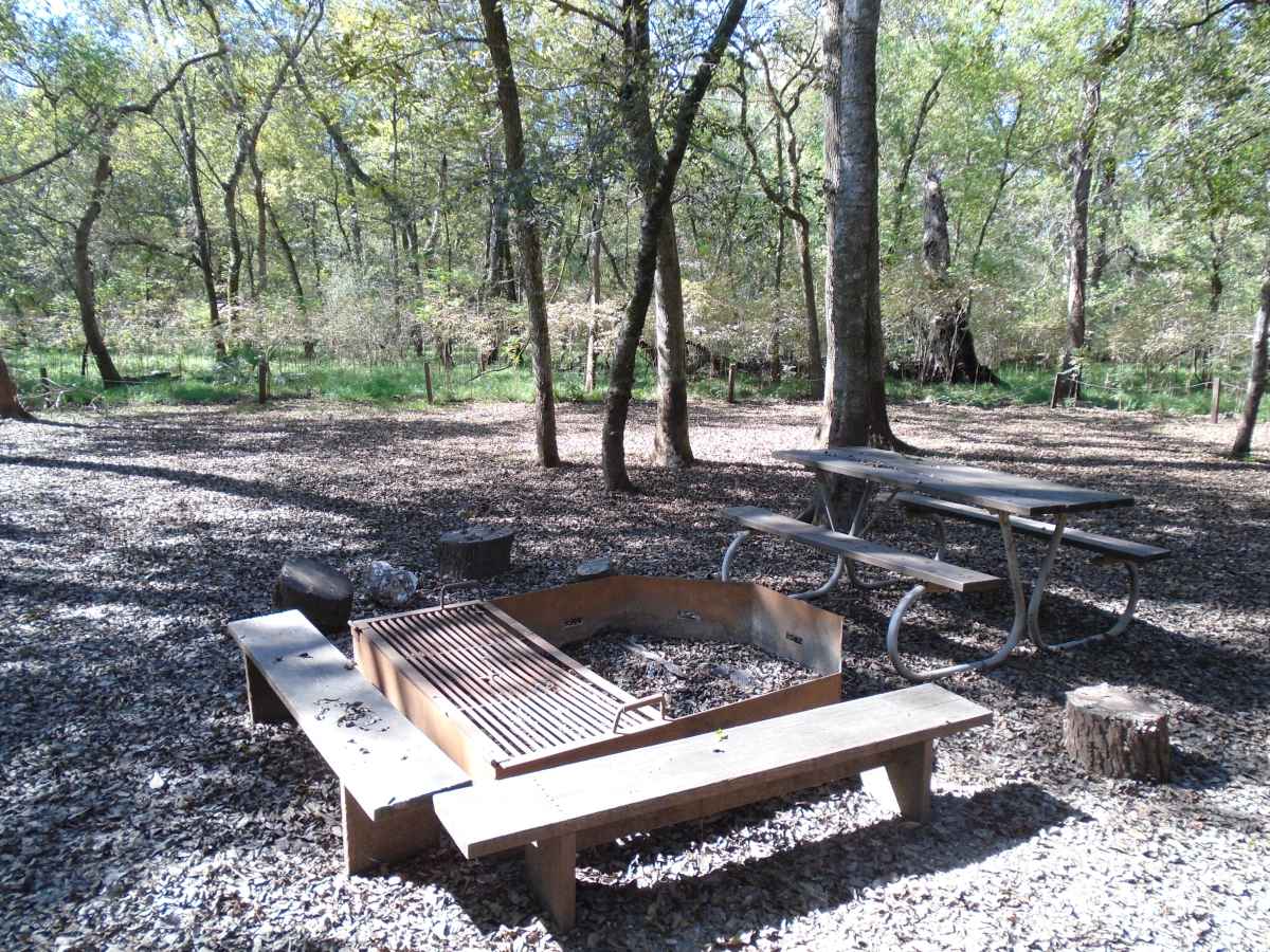 The 16-person capacity Youth Group Camping Area. 