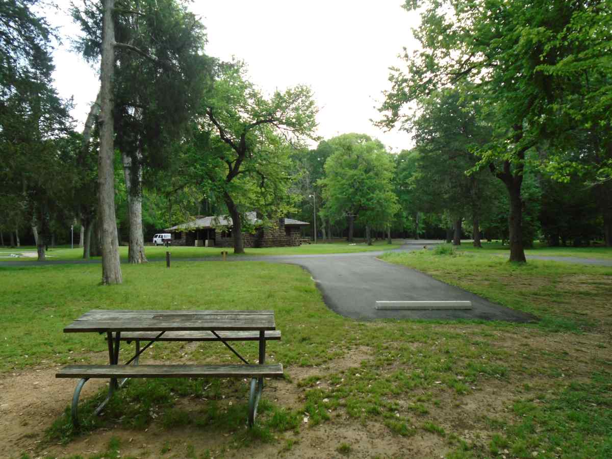 Campsite #42 in the Lakeview Camping Area.