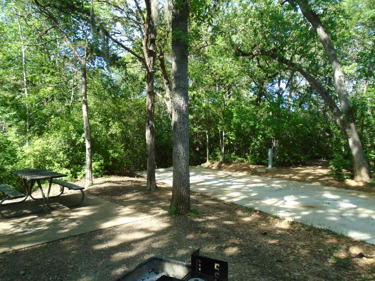 Campsite #17 in the Oak Haven Camping Area.