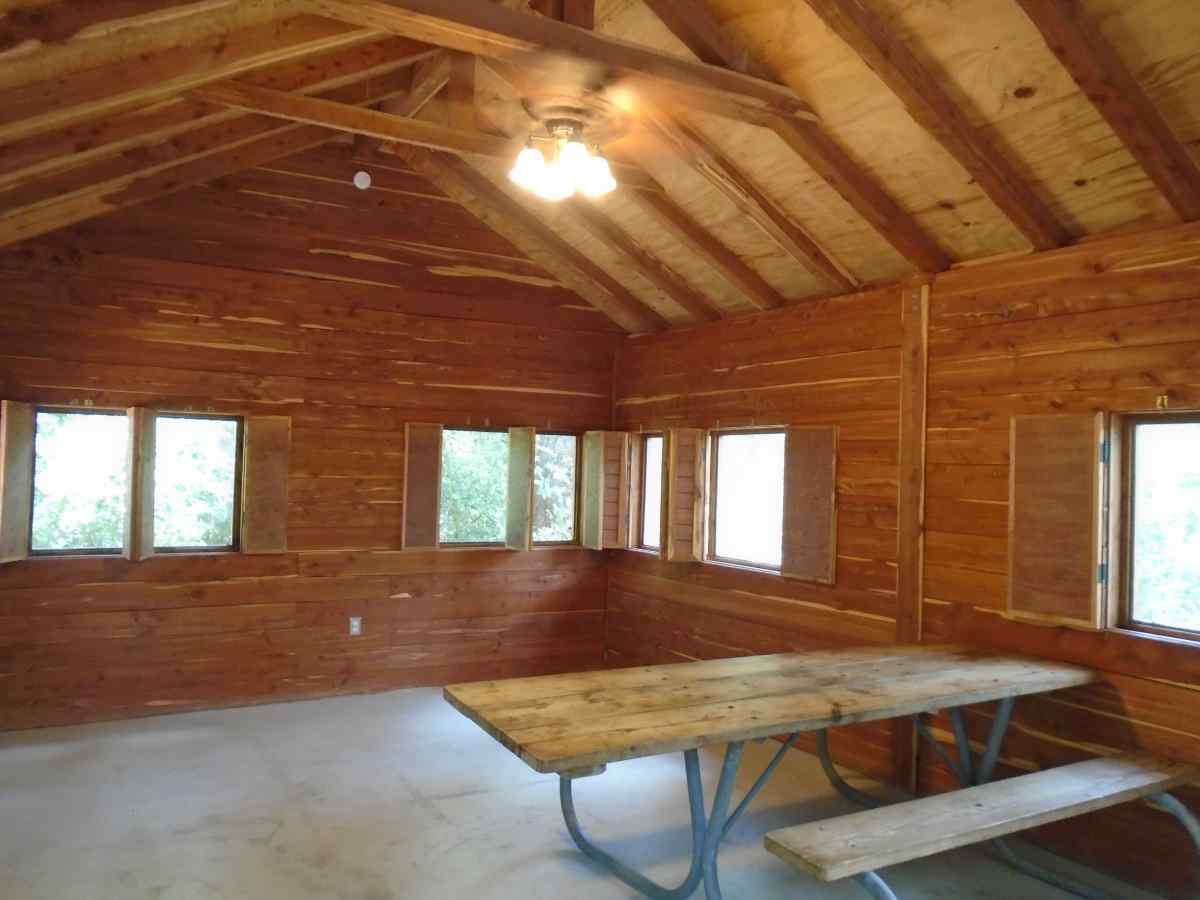 Inside Premium Screened Shelter 1. 