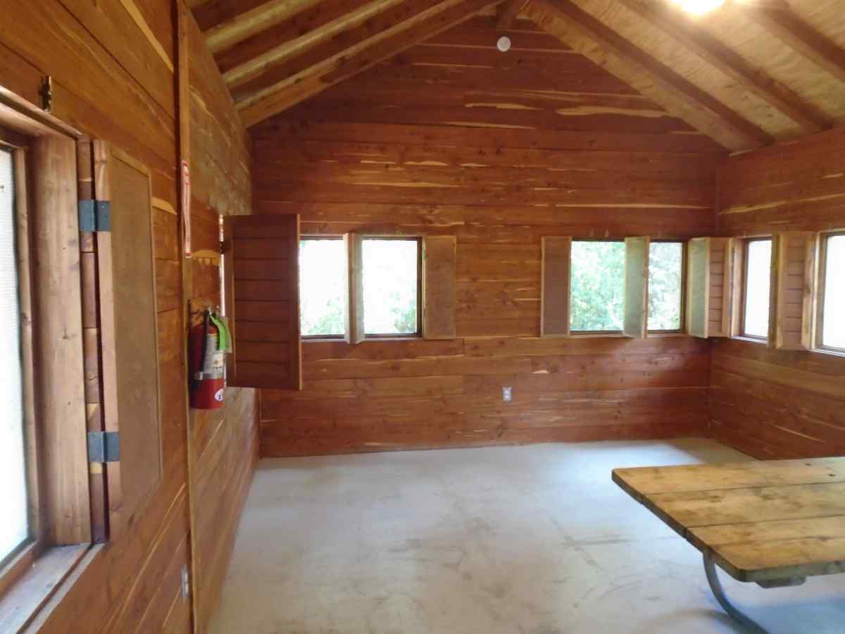 Inside Premium Screened Shelter 1.