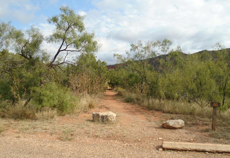 Entrance to site #50