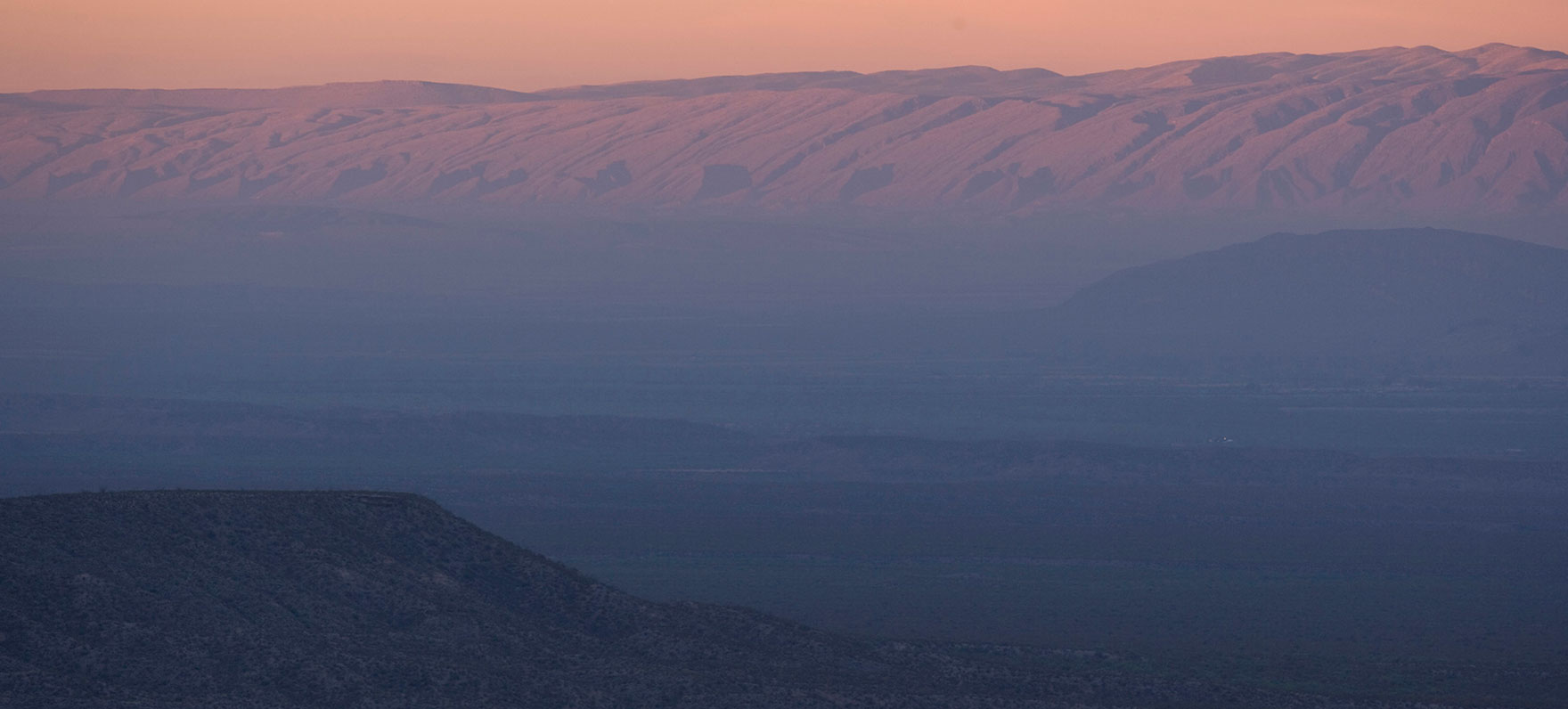 Chinati Mountains at Sunset/Sunrise