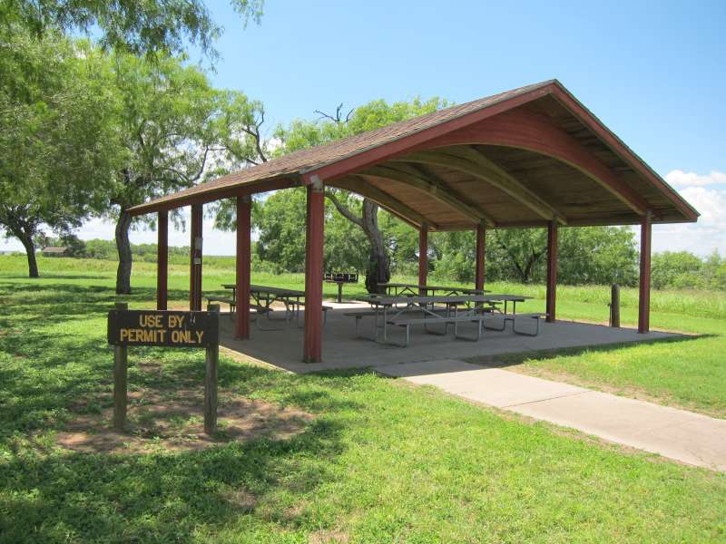 The Group Pavilion 3 is in the Campsites with Electricity Area, between campsites #133 and #131.  