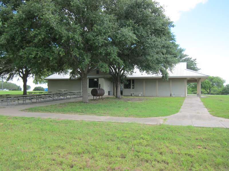The back of the Group Rec. Hall. 