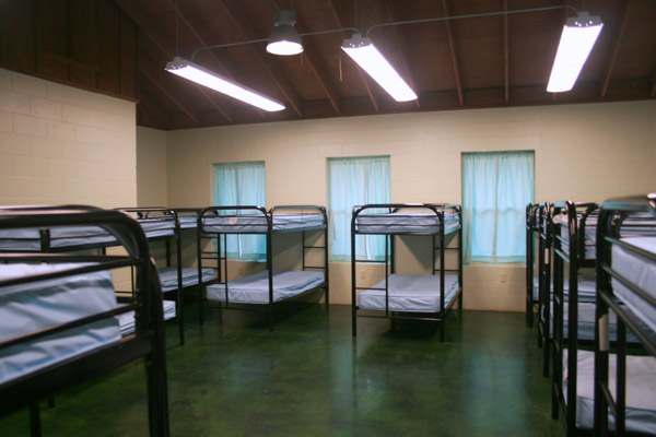 Bunk Beds in the Group Barracks