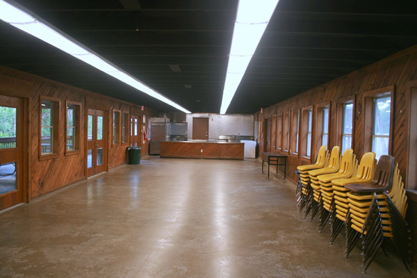 Dining Hall meeting and dining area