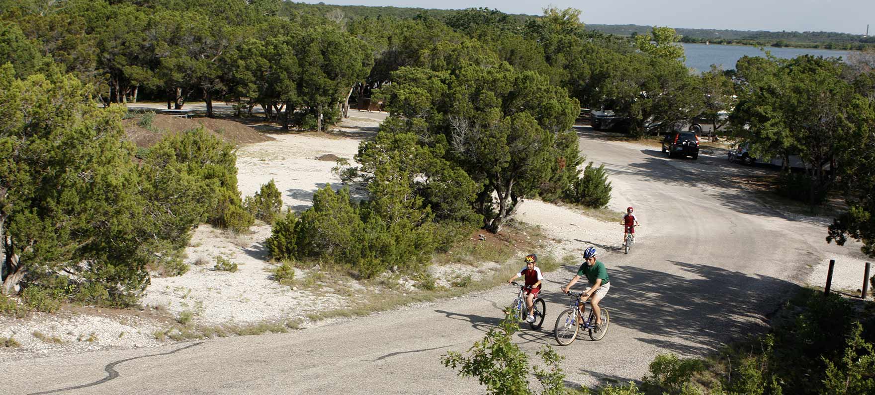 Biking at Cleburne SP