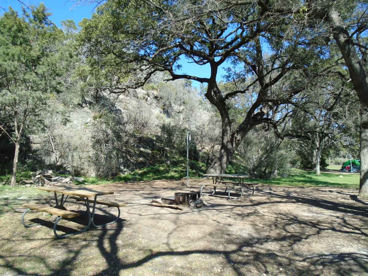 Another view of the Canyon Group Campsite.