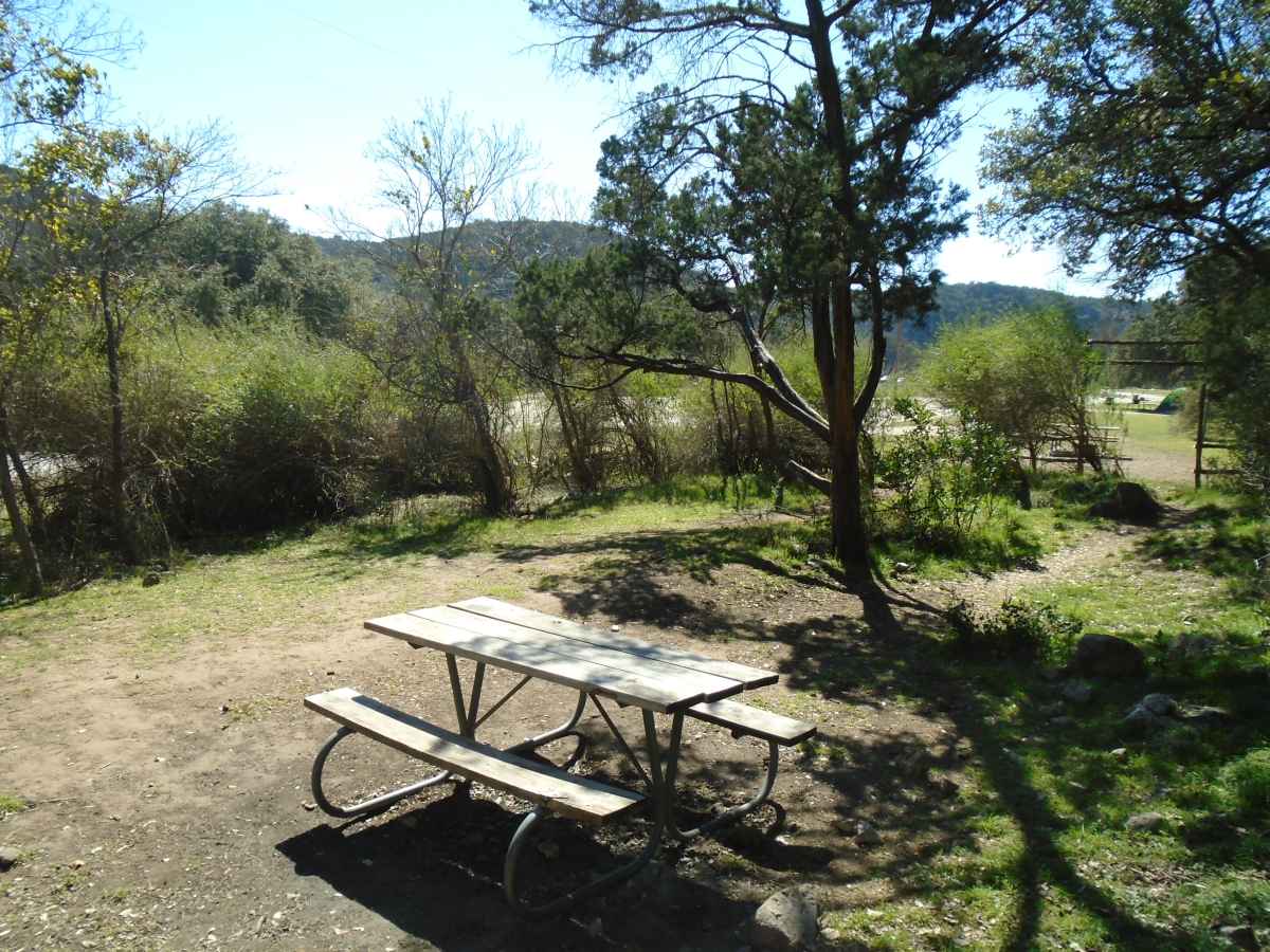 The Grey fox Group Campsite is about 150-yards from the river.
