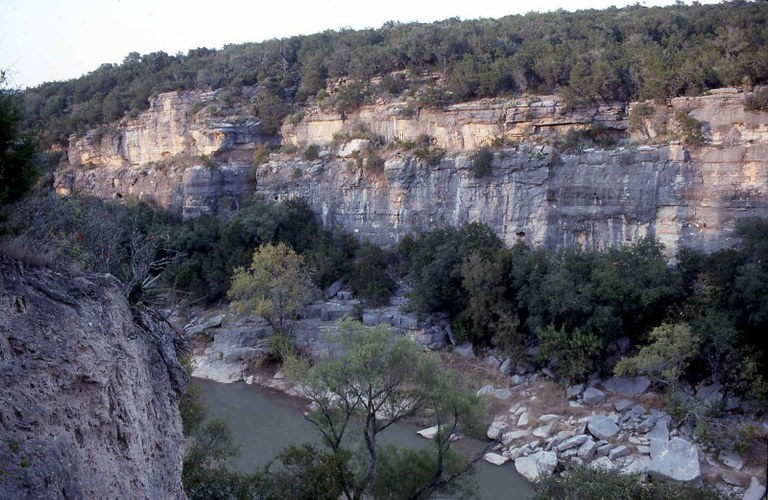View from cliffs over the Colorado River