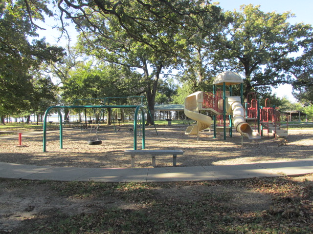 Playground near pavilion.