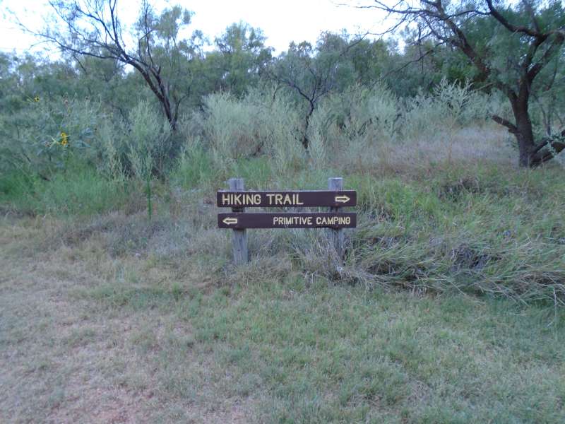  Hiking to the Primitive Camping Area. 