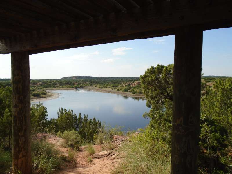 View from site #1 in the Group Camp.  