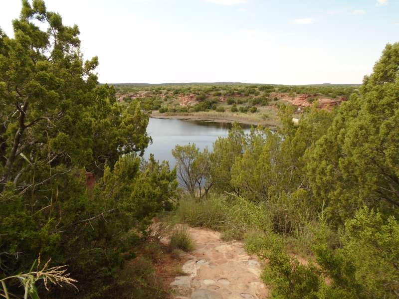 View from site #5 in the Group Camp.  