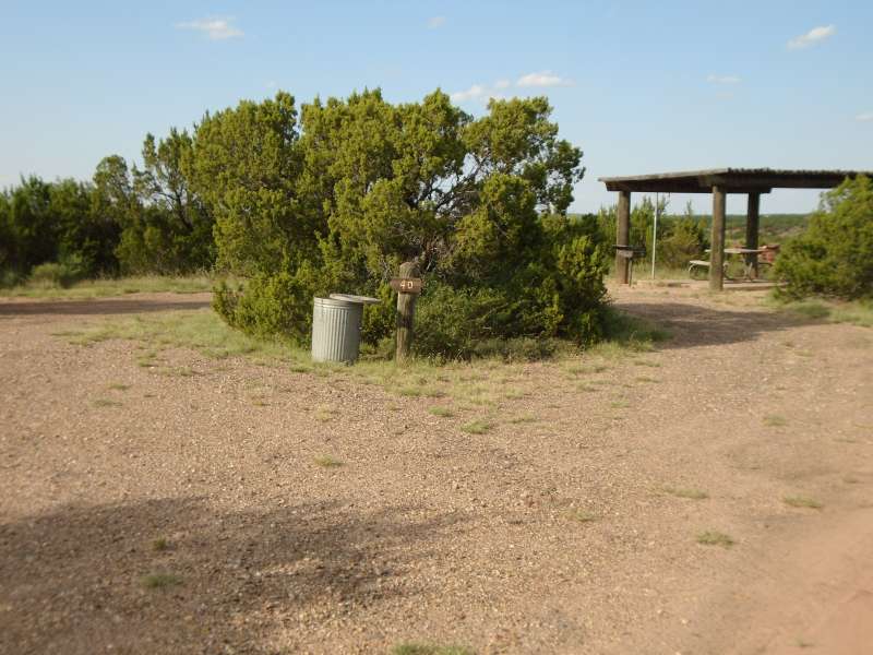 Equestrian Campsite #40, with water, in the Big Pond Camping Area.