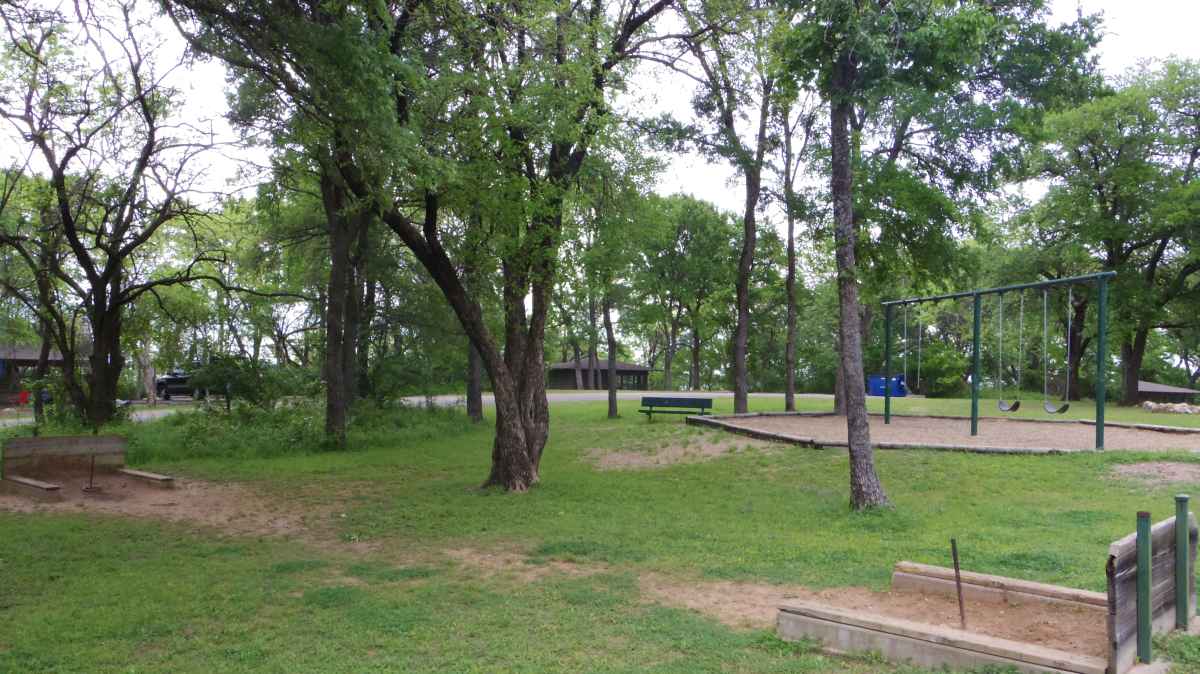 This playground is near the Screened Shelter Area.