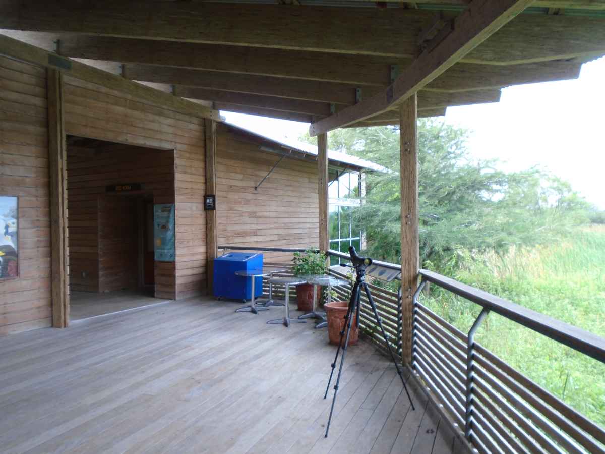 The observation deck outside the Ibis Meeting Room. 