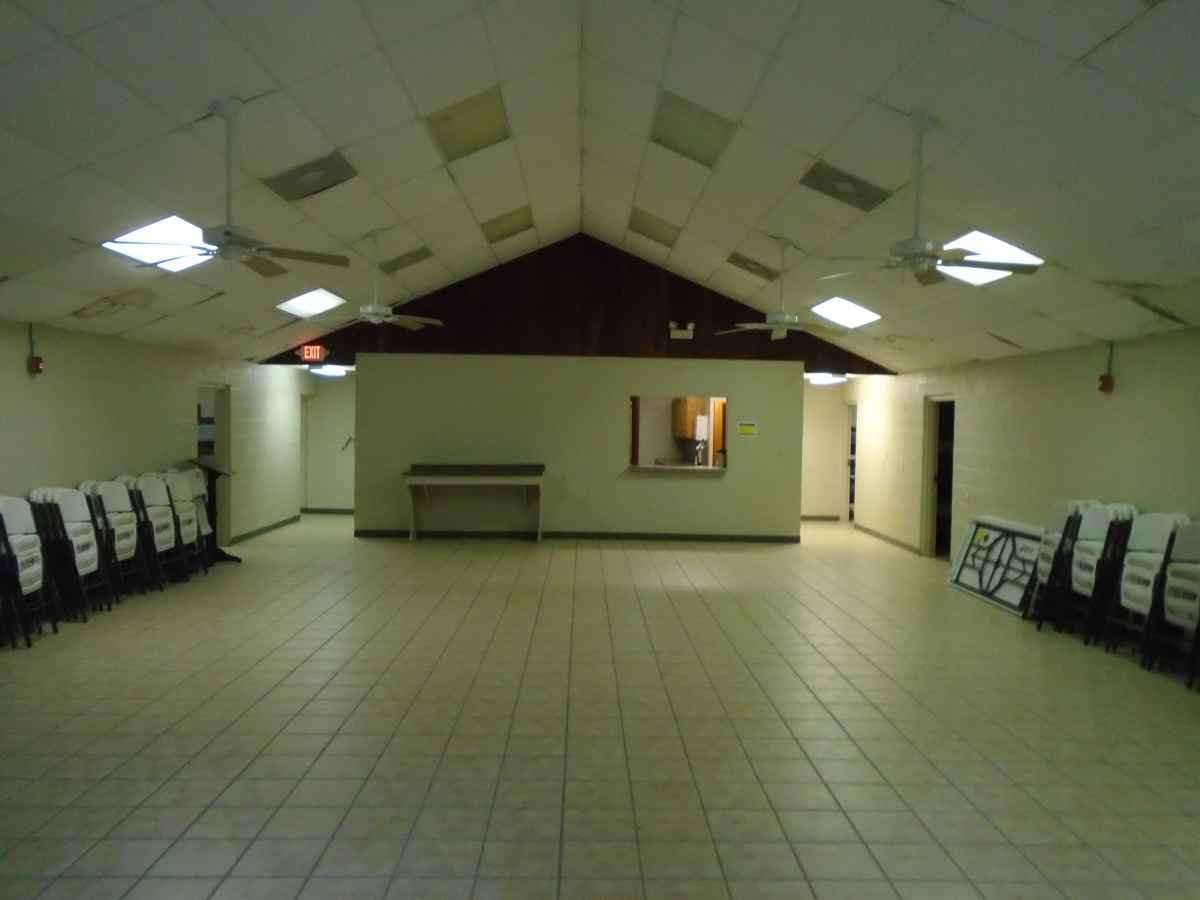 Inside the Nest, looking towards the kitchen area.  