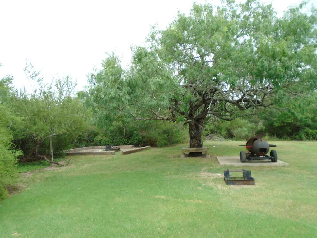 There is a barbecue and a fire ring with an adjustable grill outside the Nest.  