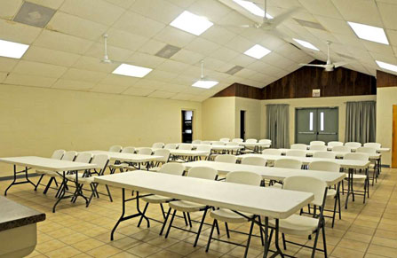 The Group Meeting Room at the Camp Thicket South Unit.