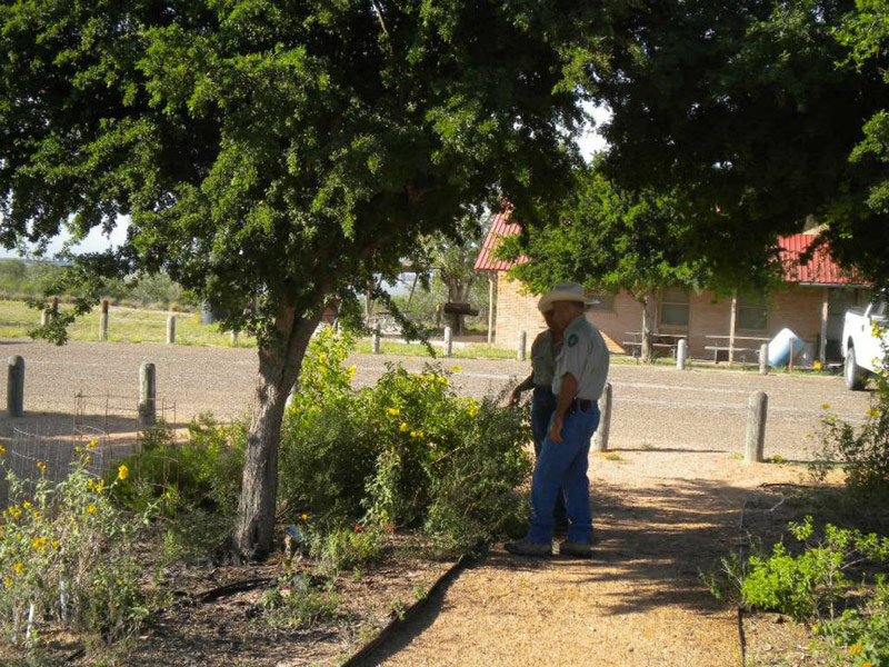 There is a Butterfly Garden in front of the Rec. Hall. 