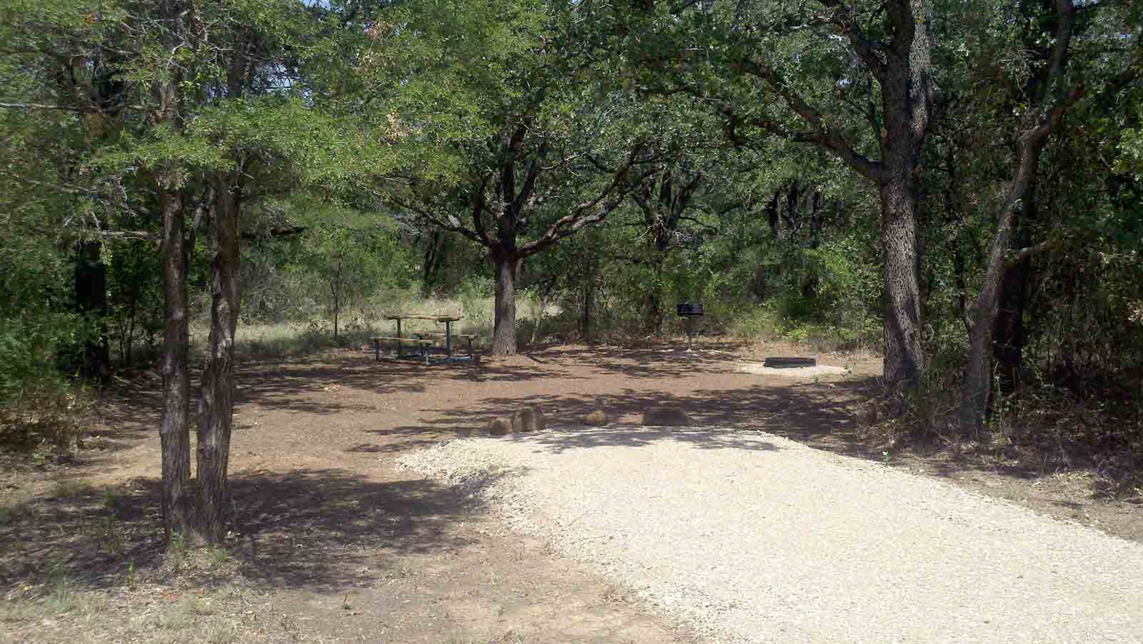Campsite #3 in the North Park (tent only) camping area. 
