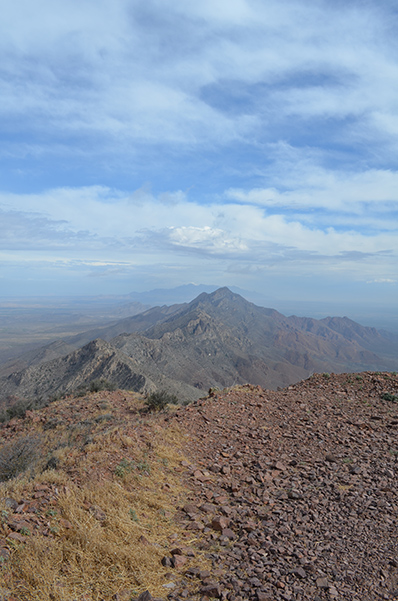 Vista from mountain top.
