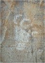 White painted rock art