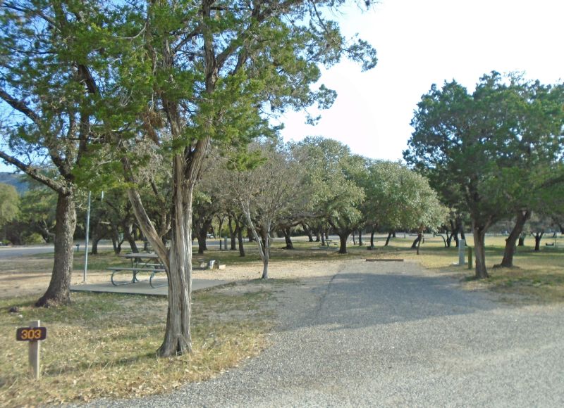 Campsite #303 in Live Oak
