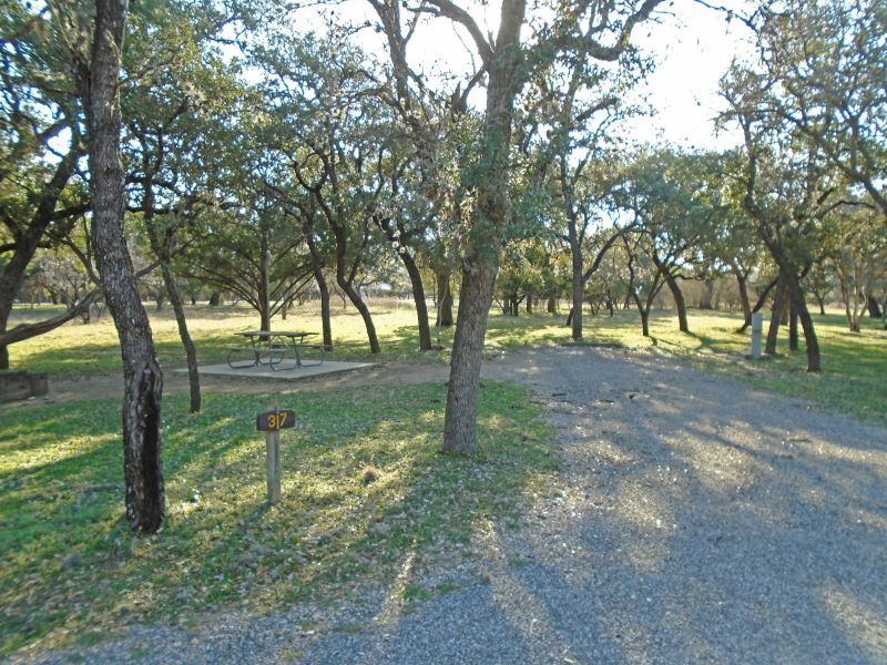 Campsite #317 in Live Oak