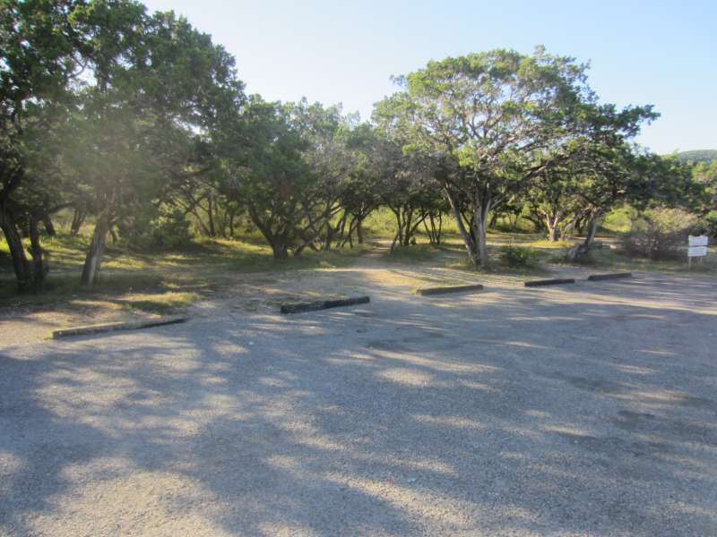 The parking area of the Group Camp. 