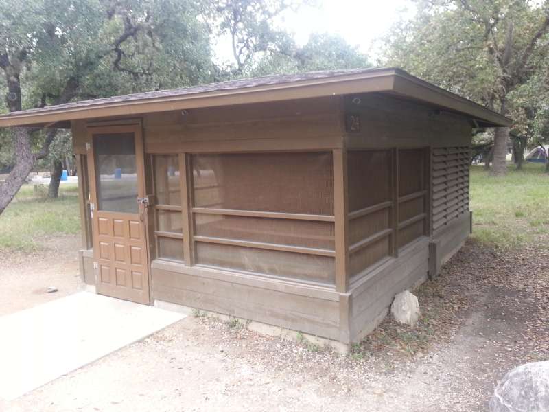 Screened shelter #24.