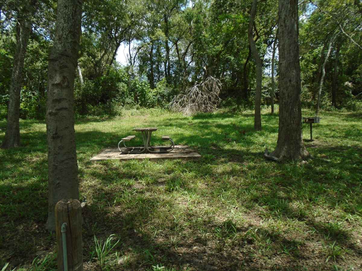 Tent campsite #7 in the Vaquero Camping Area,