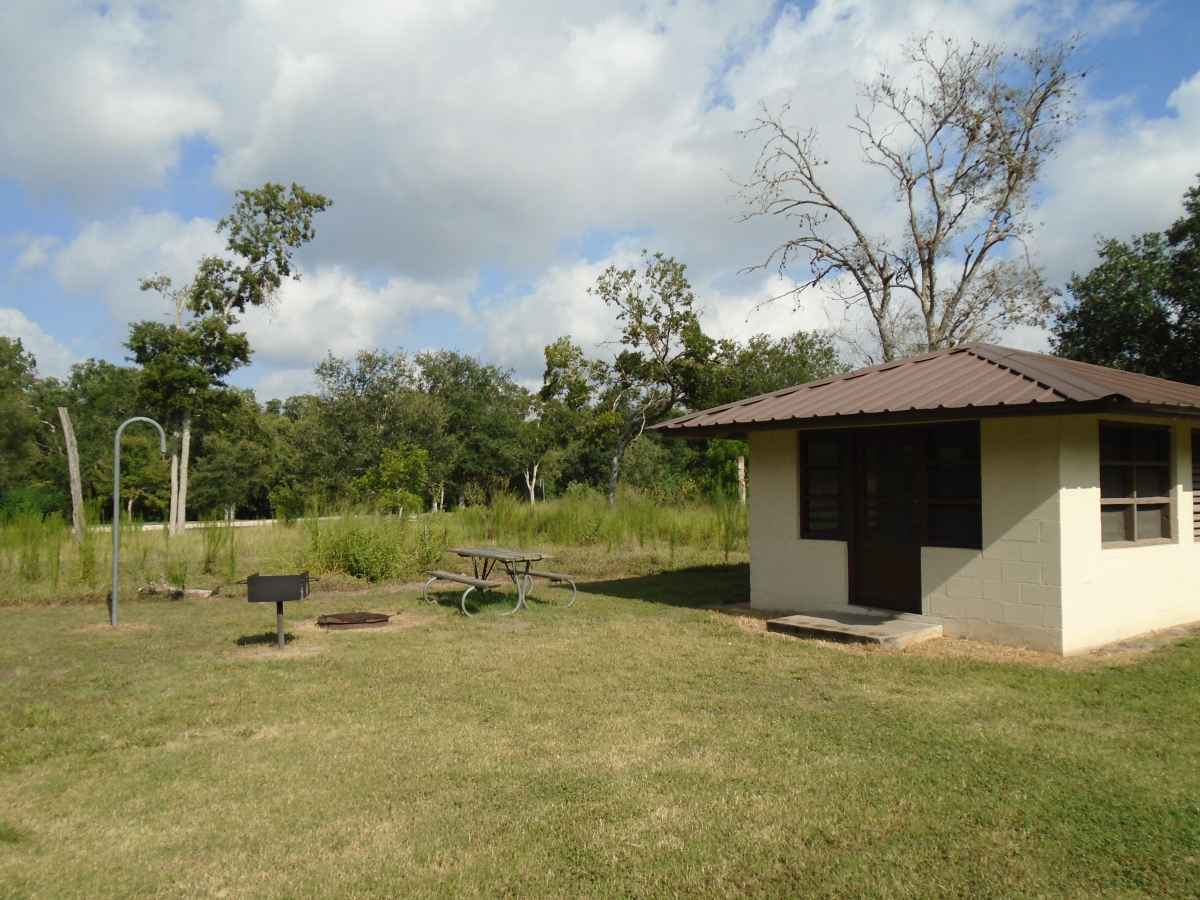 Outside Screened Shelter #5.