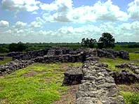 The ruins of the 1750's Mission Rosario