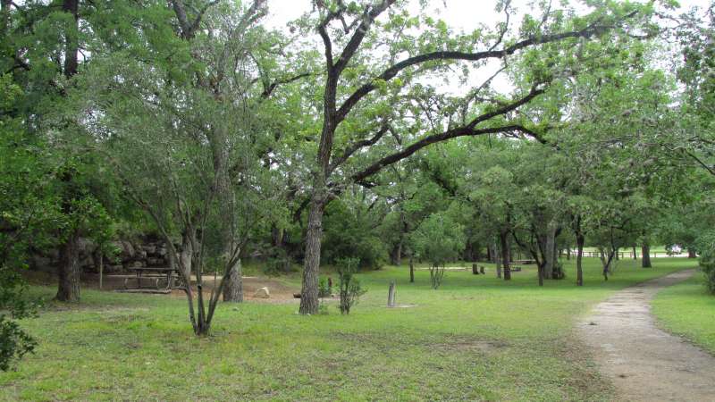 Walk-in Campsite in the Wagon Ford area. 
