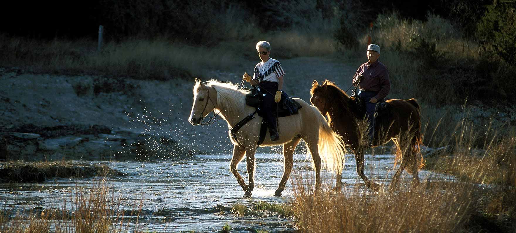 Riders Cross Creek at HCSNA